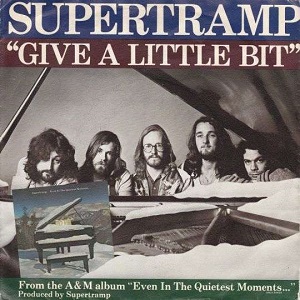 Rivierenland Radio speelt nu `Give A Little Bit` van Supertramp